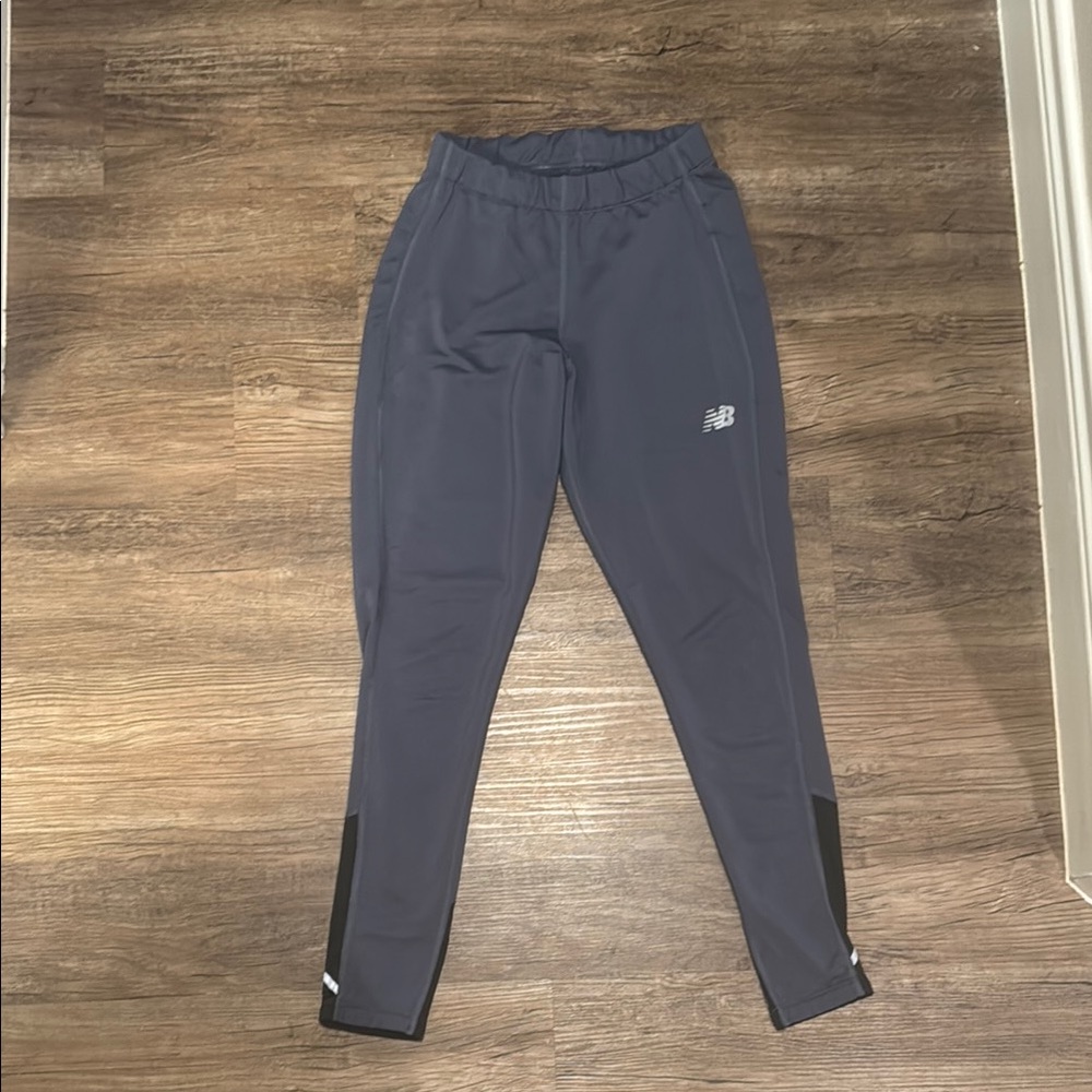 Charcoal Grey Leggings with Tapered Leg and Elastic Waistband
